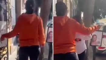 “Lady Banquetas”: Venezolana causa polémica