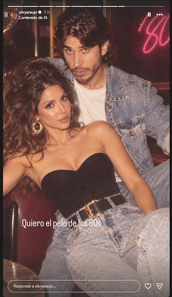 Silvy Araujo también se sumó a la tendencia y expresó su entusiasmo por los estilos de la década - crédito @silvyaraujo/Instagram