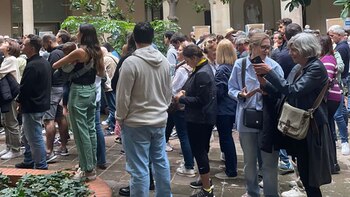 Alta concurrencia de argentinos en