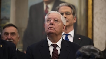 El senador estadounidense Lindsey Graham,