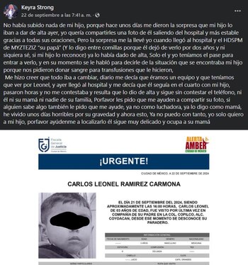 Comunicado de Keyra sobre la