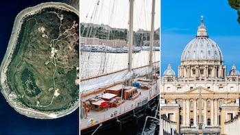 collage de Nauru, Mónaco y Ciudad del Vaticano