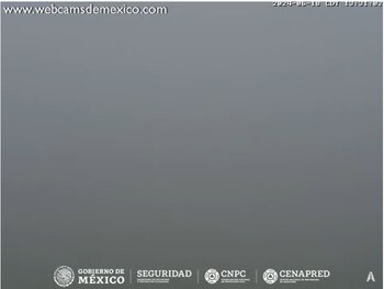 Imagen 1: Volcán de Fuego de Colima, 13:31 h (hora local).