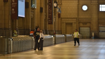 La estación Plaza Constitución lució