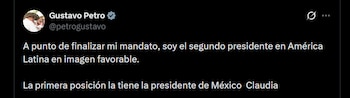 Gustavo Petro - crédito @alfreserramanci/X