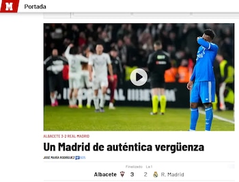La portada de Marca tras
