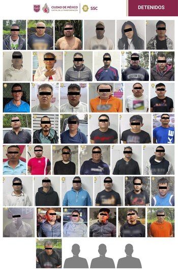 Todos los detenidos fueron puestos