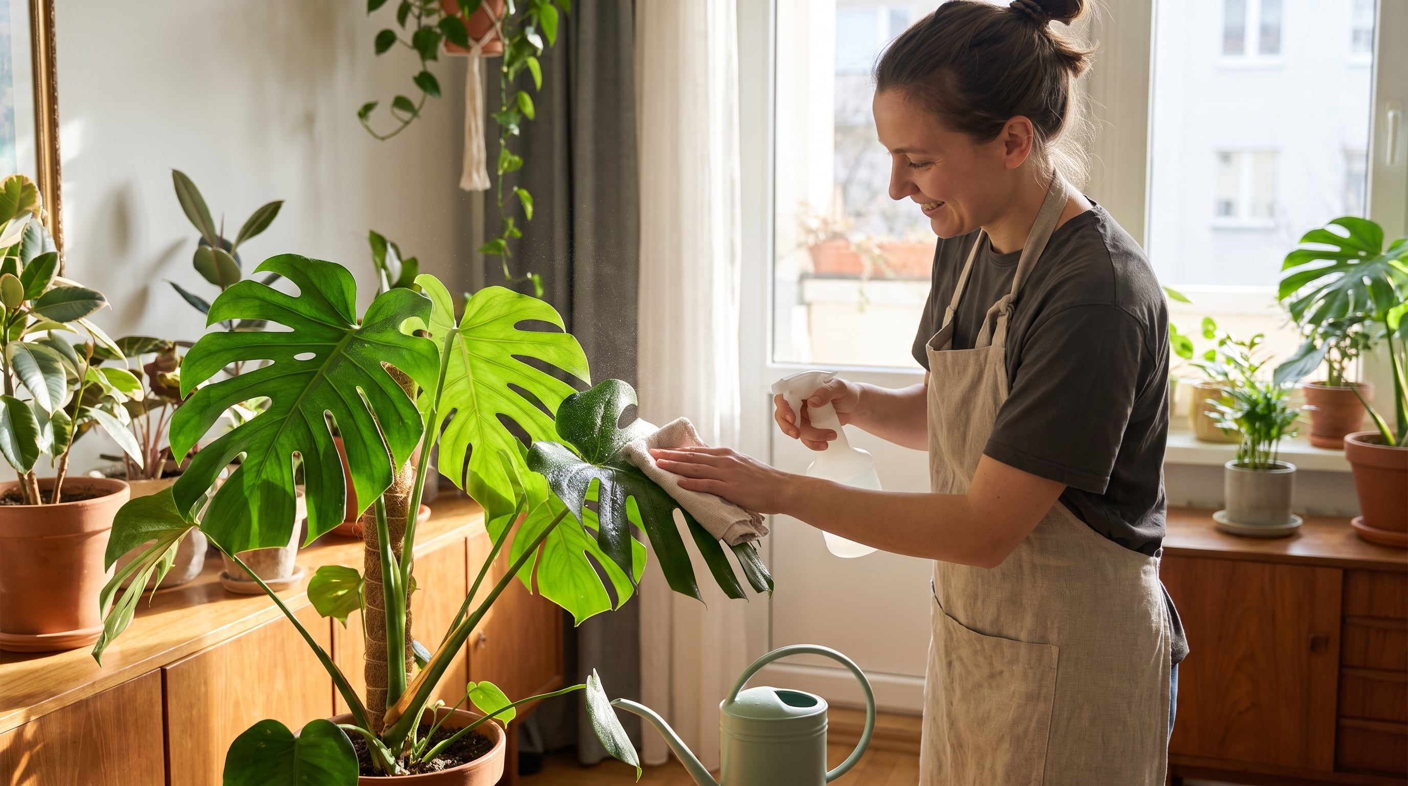 Cómo hacer para que las hojas de tu monstera crezcan más grandes y sanas