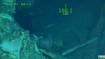 El barco hundido fue hallado