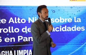 “El agua no entiende de fronteras institucionales", sostuvo Giuseppe Loprete, coordinador Residente Ad Interim de las Naciones Unidas en Panamá. (Cortesía)