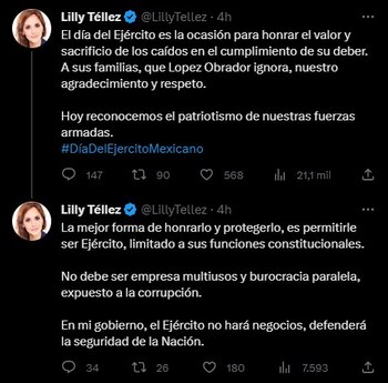 La senadora aseguró que limitará