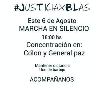 Convocatoria: la marcha de esta
