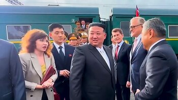 Kim conversa con autoridades rusas