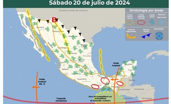Onda Tropical 12, Servicio Meteorológico