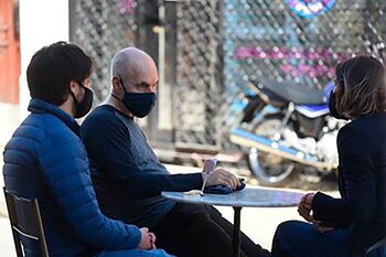 Rodríguez Larreta se sentó en