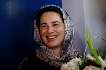 La periodista marroquí Hajar Raissuni