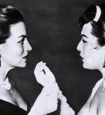Elsa Aguirre y María Félix