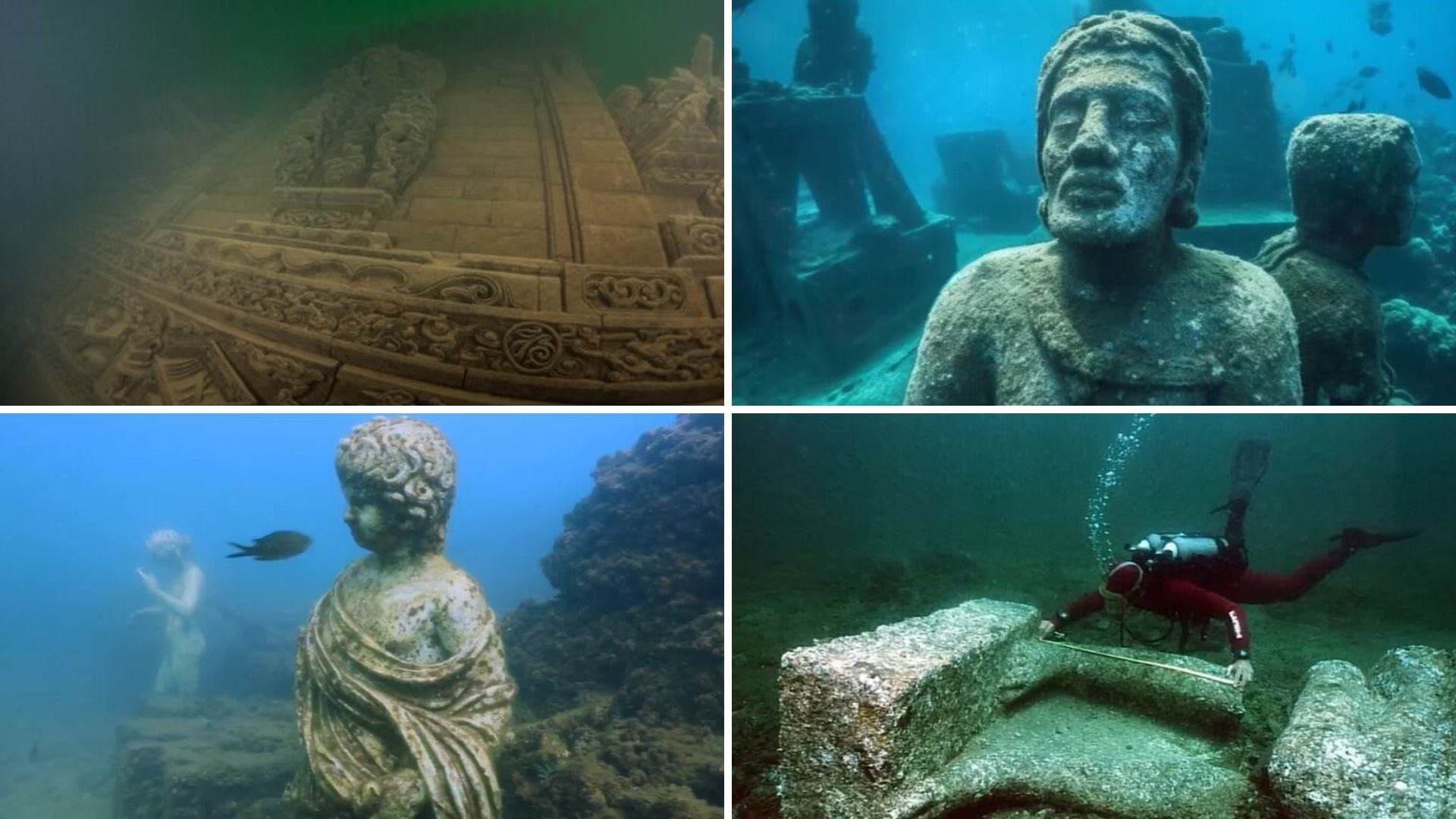 Tesoros bajo el mar: las 5 ciudades milenarias que hoy solo se pueden visitar buceando