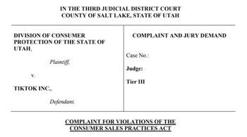 Utah demanda a TikTok por