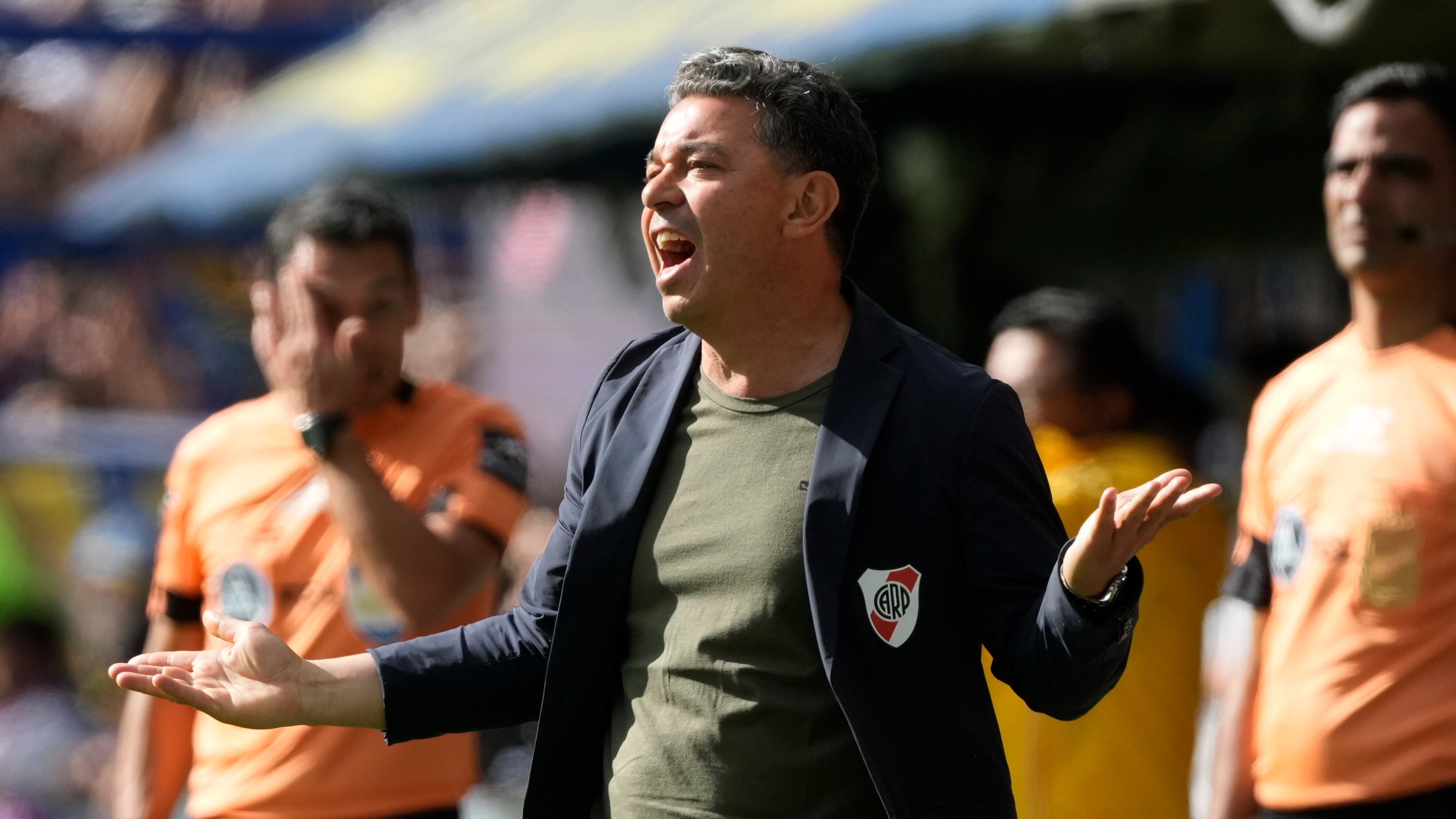 Marcelo Gallardo sigue sin poder cortar la mala racha de River Plate (AP Photo/Gustavo Garello)