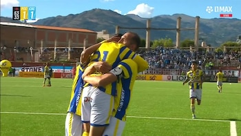Gol anulado a FC Cajamarca vs Sporting Cristal por infracción de Ricardo Lagos contra Juan Cruz por Liga 1 2026