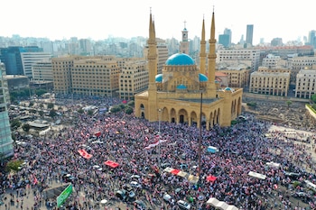 Las protestas en Beirut la