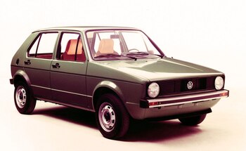 El primer VW Golf, nada