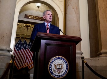 El republicano Kevin McCarthy, presidente