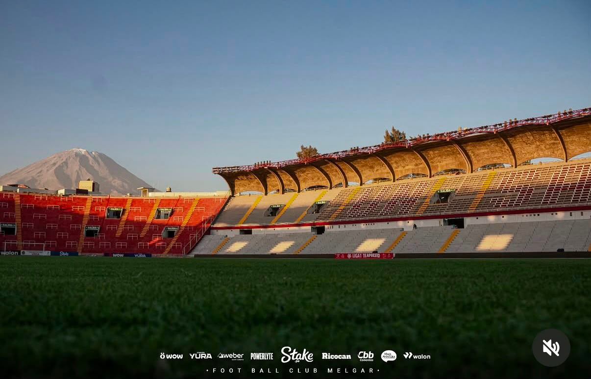 O estádio Monumental UNSA receberá o confronto entre Sporting Cristal e Melgar.