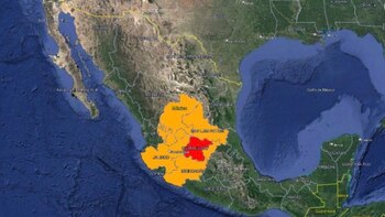 Alerta en seis estados de