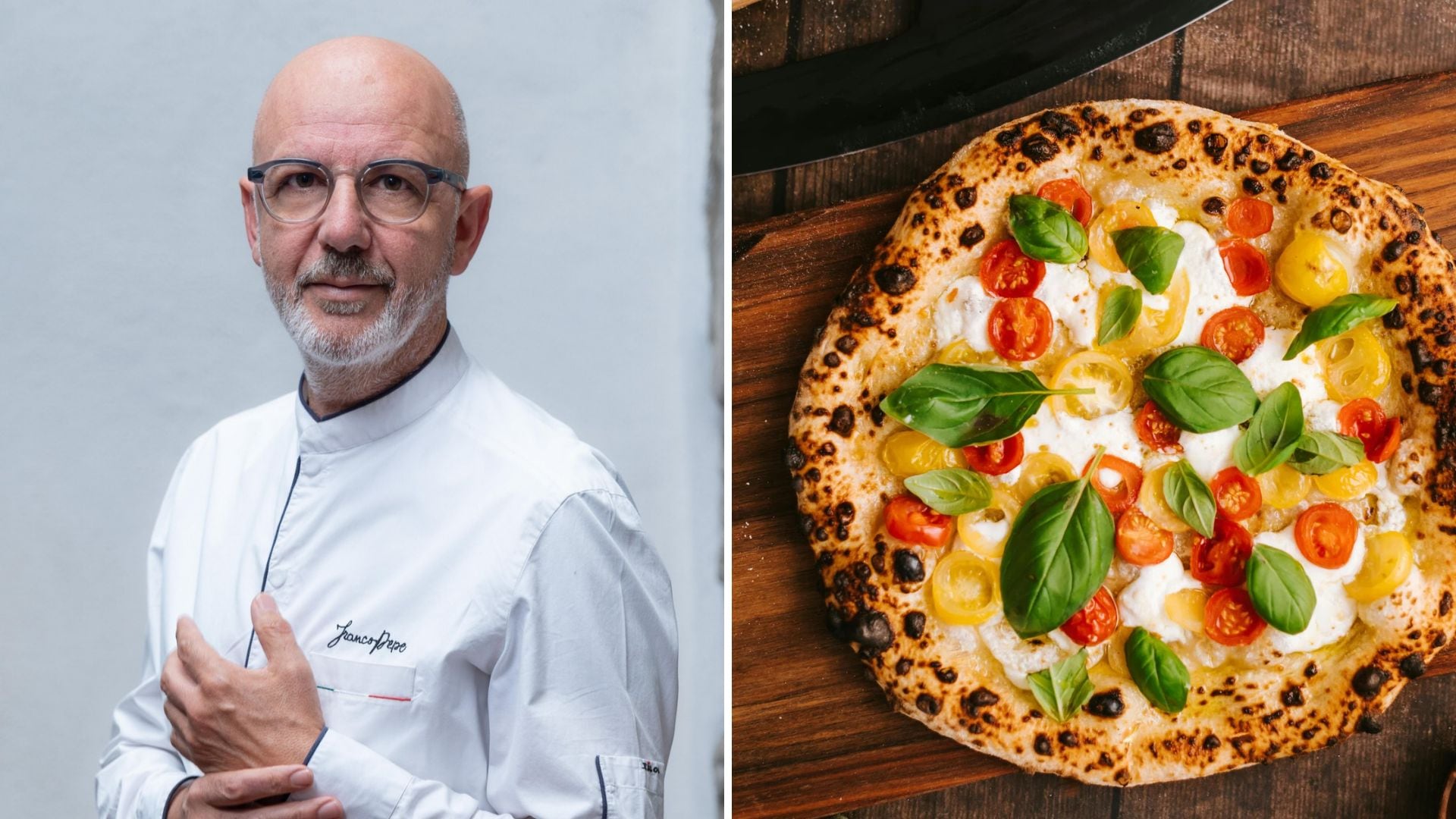 El chef Franco Pepe habla sobre los precios de la pizza (Montaje Infobae)