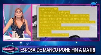 Raymond Manco mudou de versão e admitiu o erro após o escândalo revelado por Magaly Medina. Captação: Magaly TV La Firme.