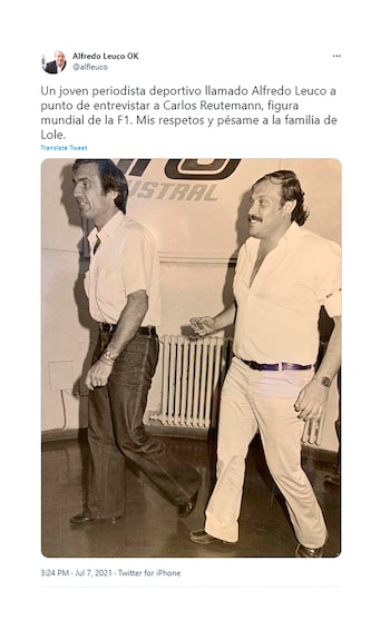 Famosos despiden a Carlos Reutemann