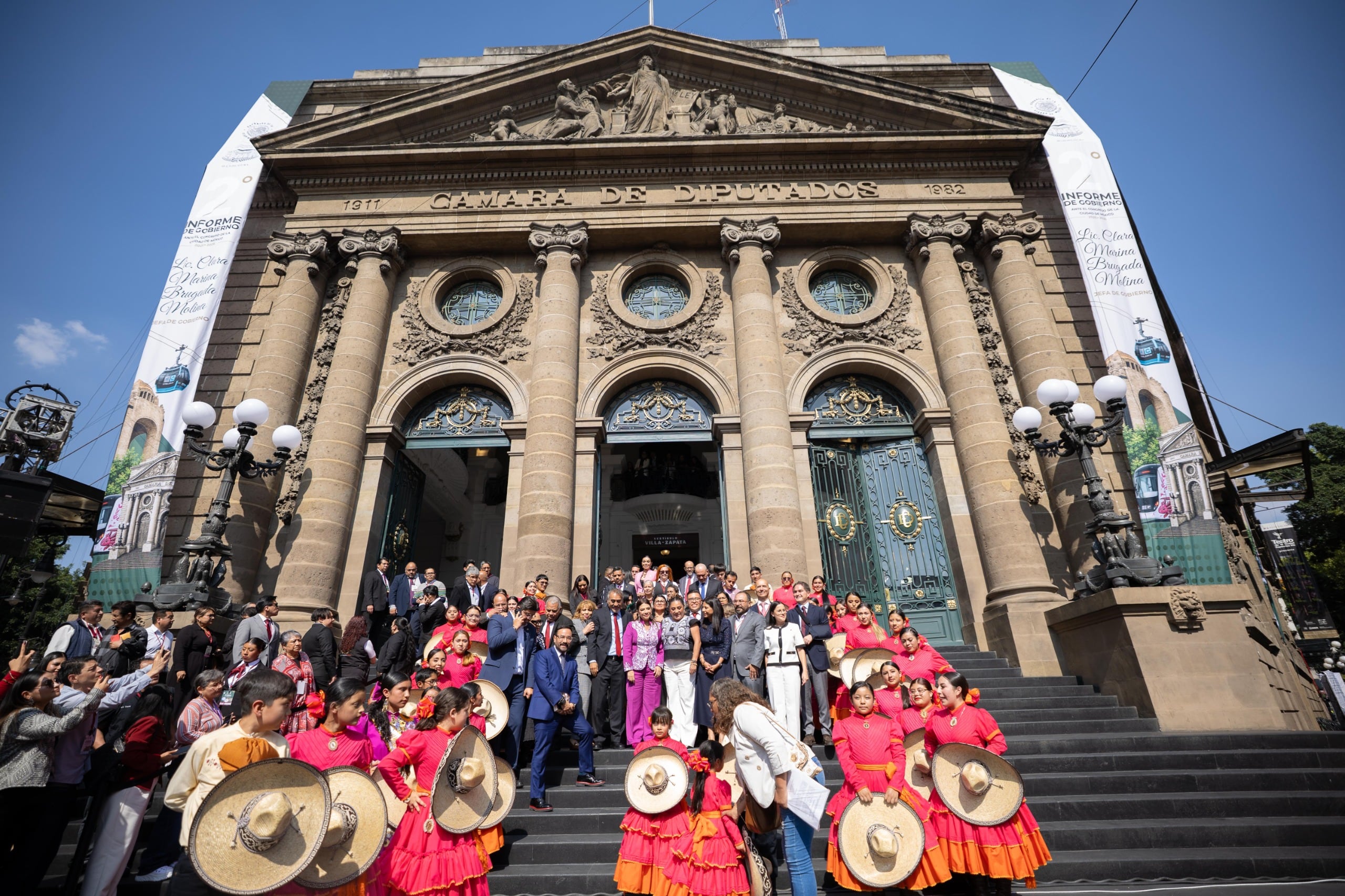 Clara Brugada expuso ante el Congreso la Ley de Relaciones Inquilinarias y Rentas Justas. (Foto: jefatura gobierno CDMX)