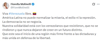 Pronunciamiento de la candidata presidencial