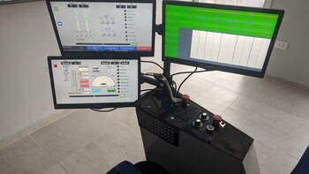 La gráfica del simulador ofrece