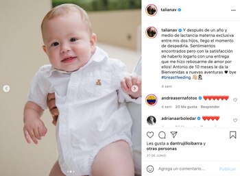 Tomada de Instagram @talianav