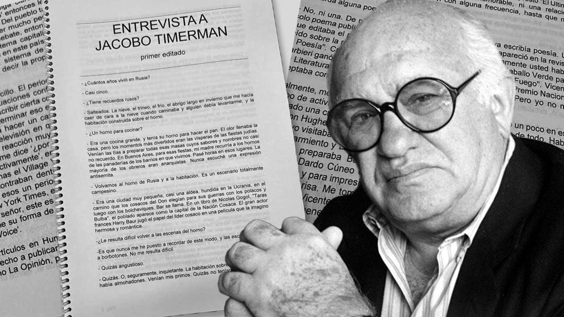 Jacobo Timerman iba a hacer sus memorias a partir de lo que le contaba a Carlos Ulanovsky.
