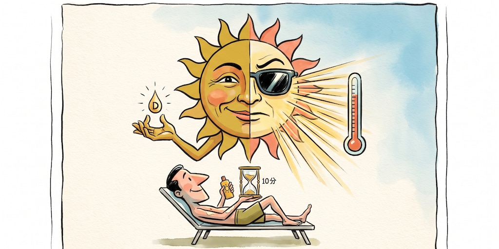 Vitamina D, cuánto tiempo de sol alcanza sin poner en riesgo la piel