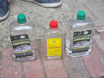 Los uniformados encontraron una serie