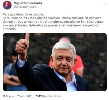 El diputado explicó que la