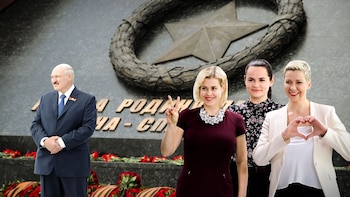 A la izquierda, en el