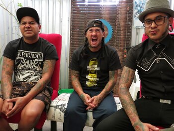 Los miembros de la banda