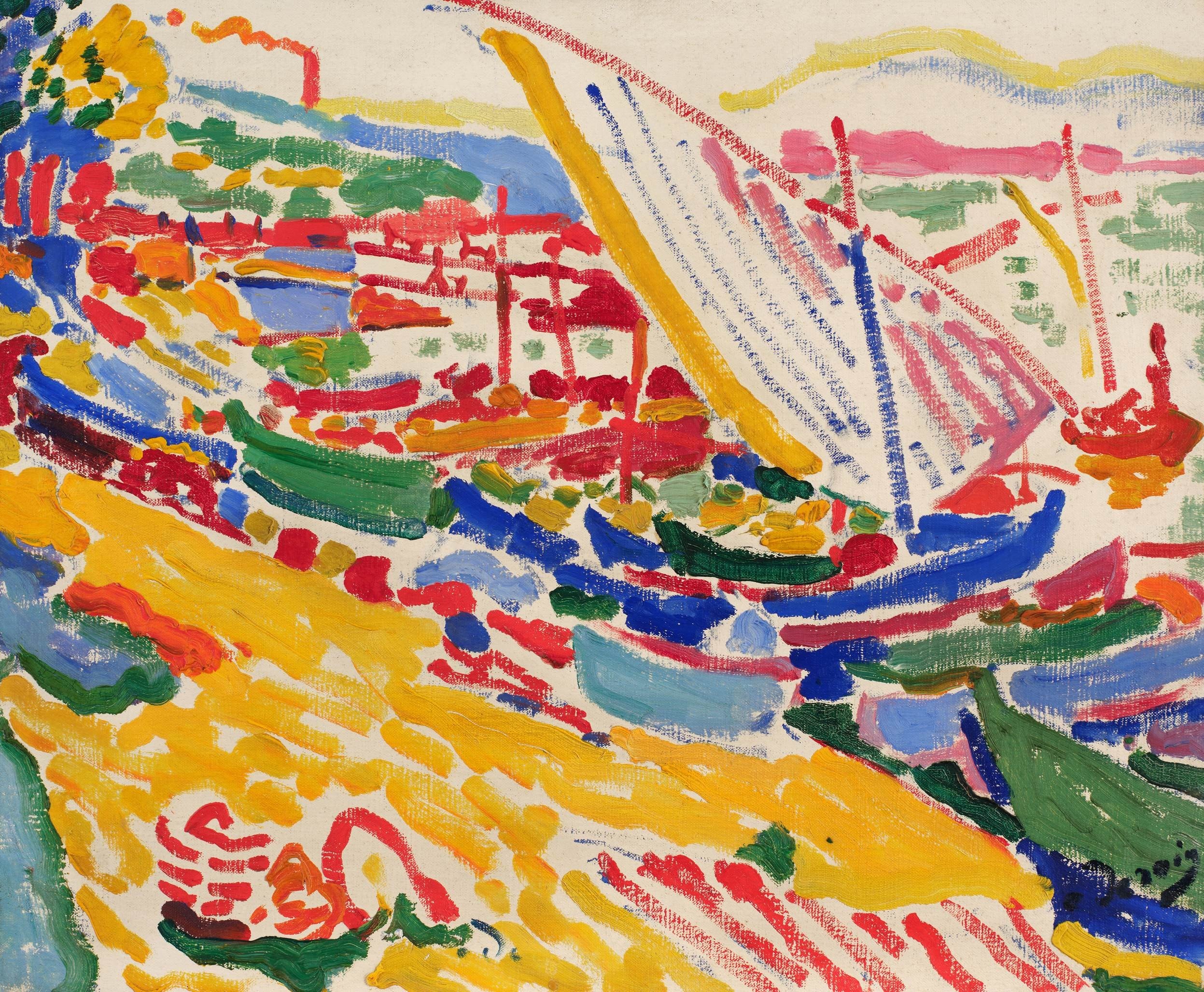 La obra de Derain, pintada en 1905 junto a Henri Matisse en la costa mediterránea francesa