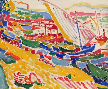 Derain, Bateaux au port de Collioure