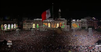 Zócalo CDMX 15 septiembre Día de la Independencia