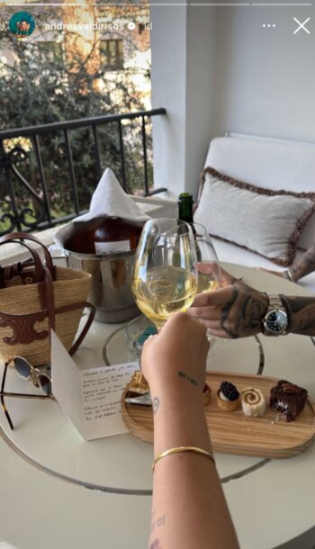 Andrea Valdiri se habría casado