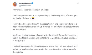 El estadounidense afirmó que tuvo