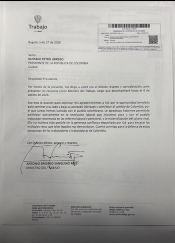 El funcionario saliente agradeció la oportunidad, destacando que su participación se concentró en la agenda laboral y de protección social - crédito Ministerio del Trabajo