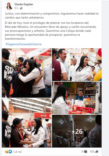 (Facebook: Gisela Gaytán)